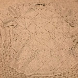 Brand new with tags J Crew white top